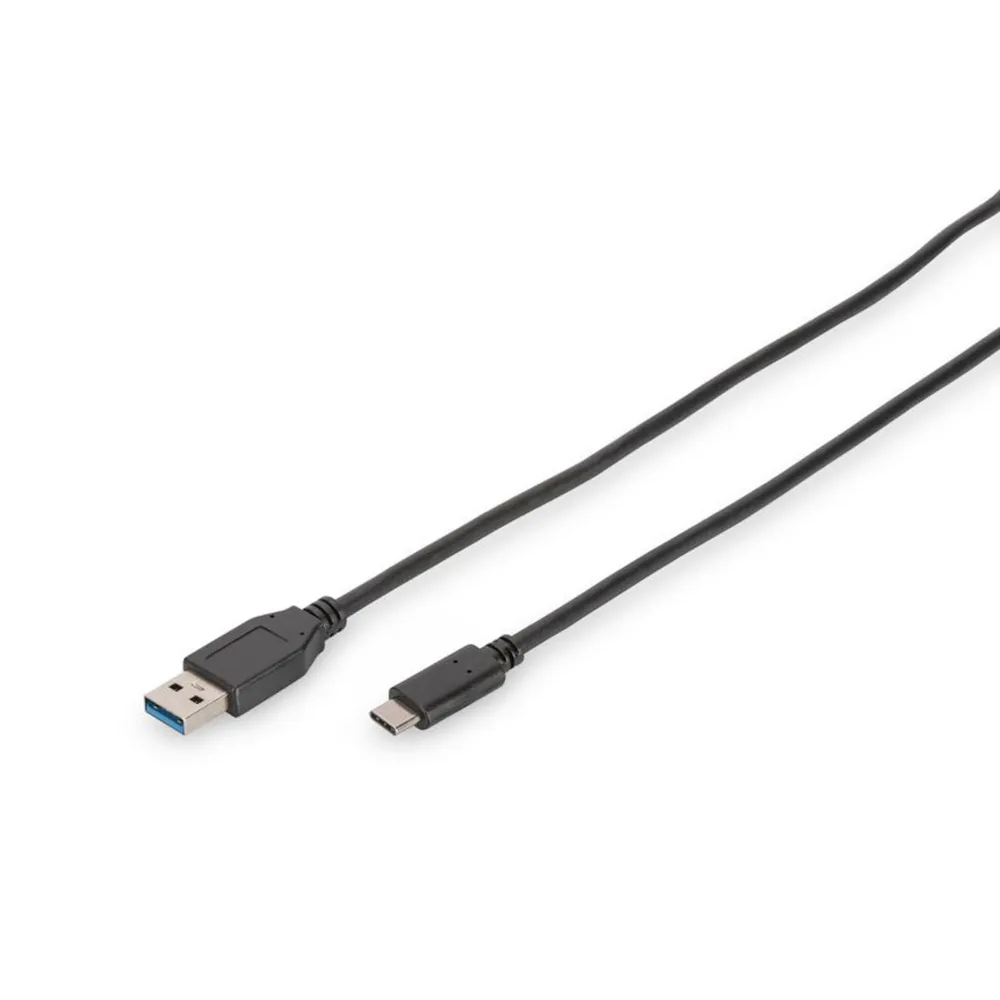 DIGITUS USB Adapter – USB-A Auf USB-C, 5 Gbit/s, 3A Ladeleistung, Beidseitig Steckbar