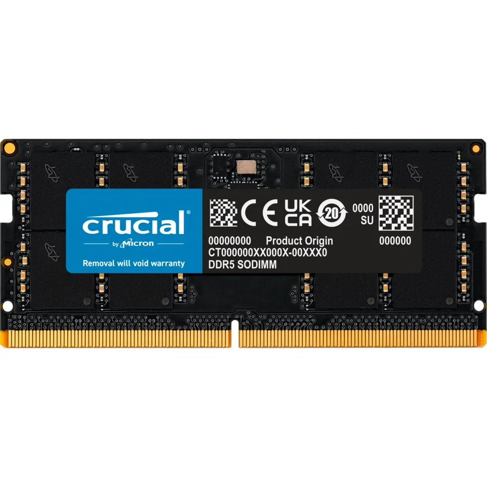 32GB (1x32GB) Crucial DDR5-5600 CL 46 SO-DIMM RAM Notebook