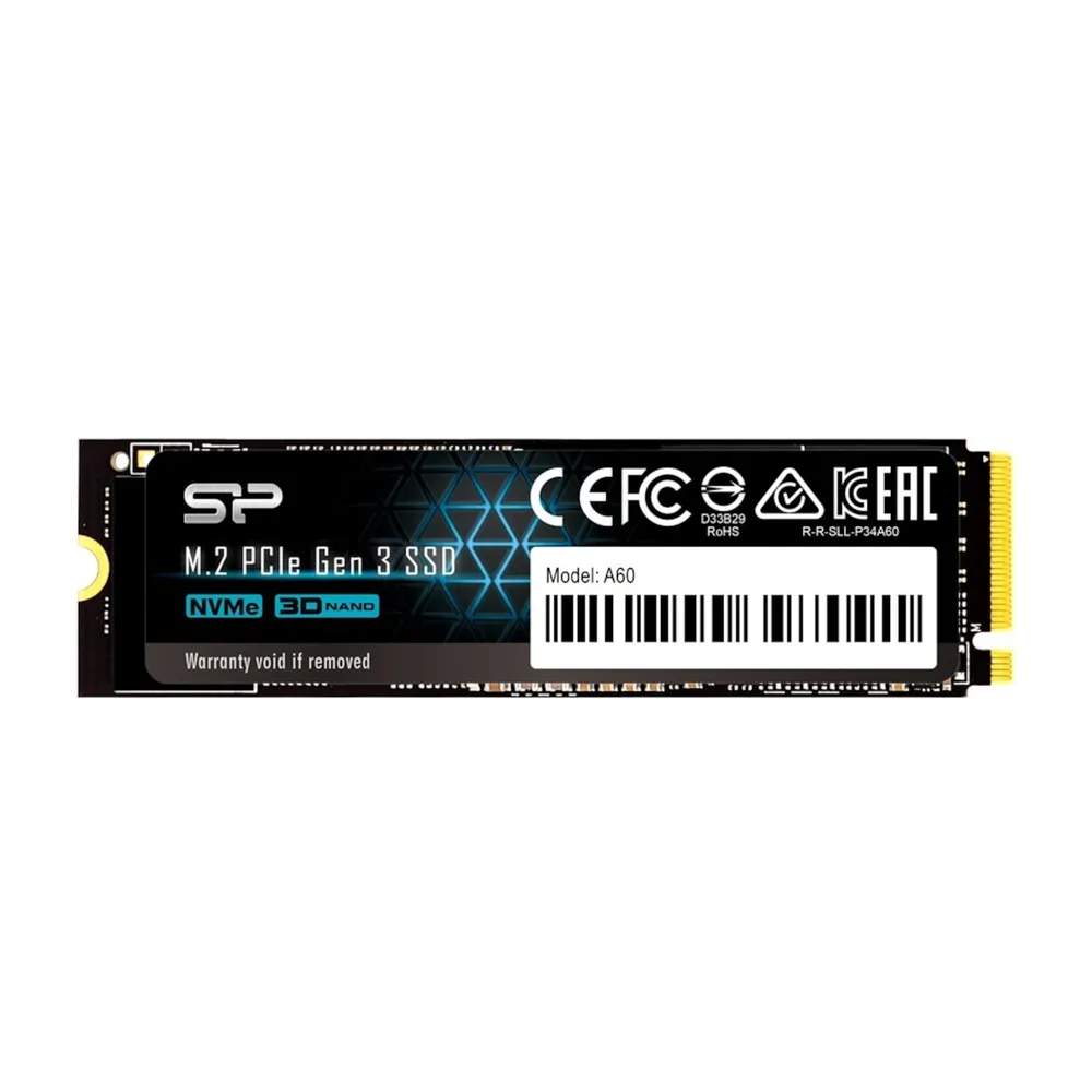 内蔵型SSD SP A60 1TB M.2 2280 NVMe SSD Silicon Power Ace A60 M.2 NVMe SSD 1TB 2280