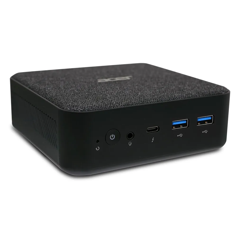 Acer revo rb102 mini pc kompaktno črno ohišje