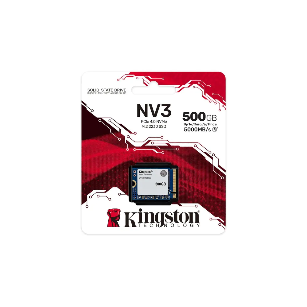 Kingston NV3 NVMe SSD 500 GB M.2 2230 PCIe 4.0