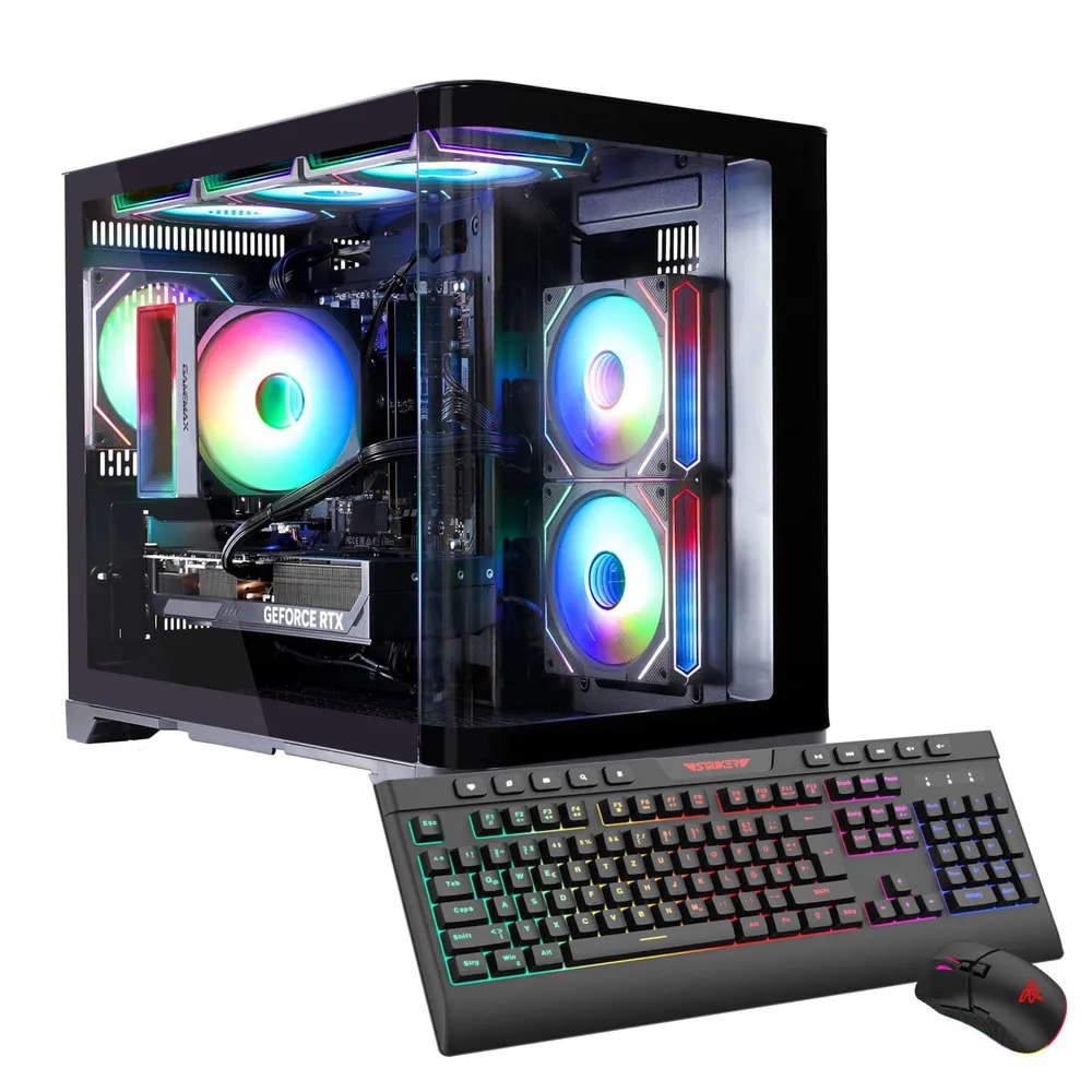 Hyrican GAMEMAX HYPE-M BK 7853 Ryzen 5 7500F 16GB/1TB SSD RTX 5060 Ti Win11