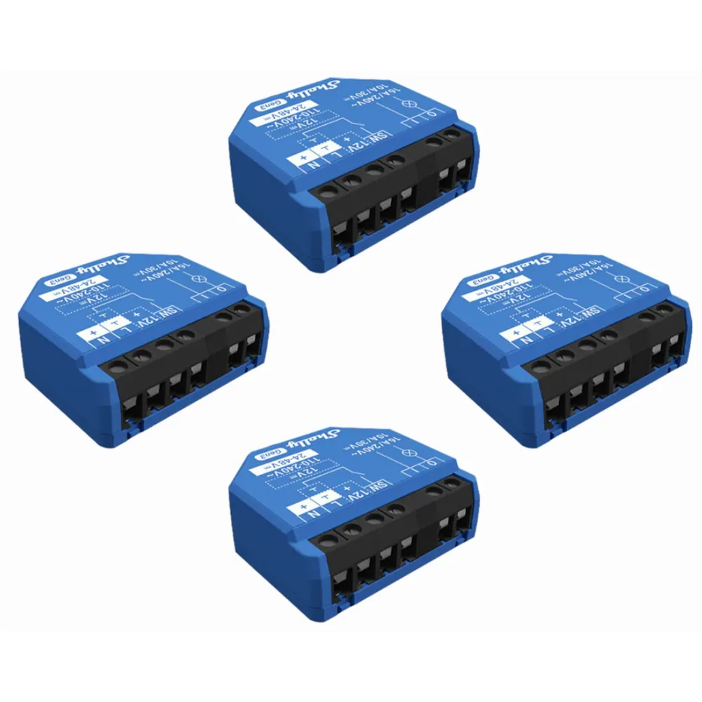 Shelly 1PM Gen3 Unterputz Relais max 16A 1 Kanal WLAN, Bluetooth Smart ...