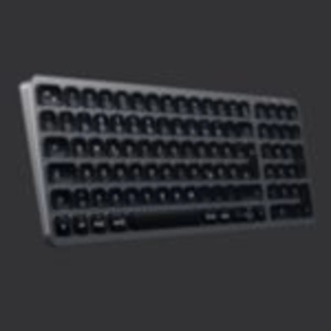Ultraflache Kabellose Tastatur Von Iggual | Bluetooth TKL Für Windows, Mac & Android – Silber