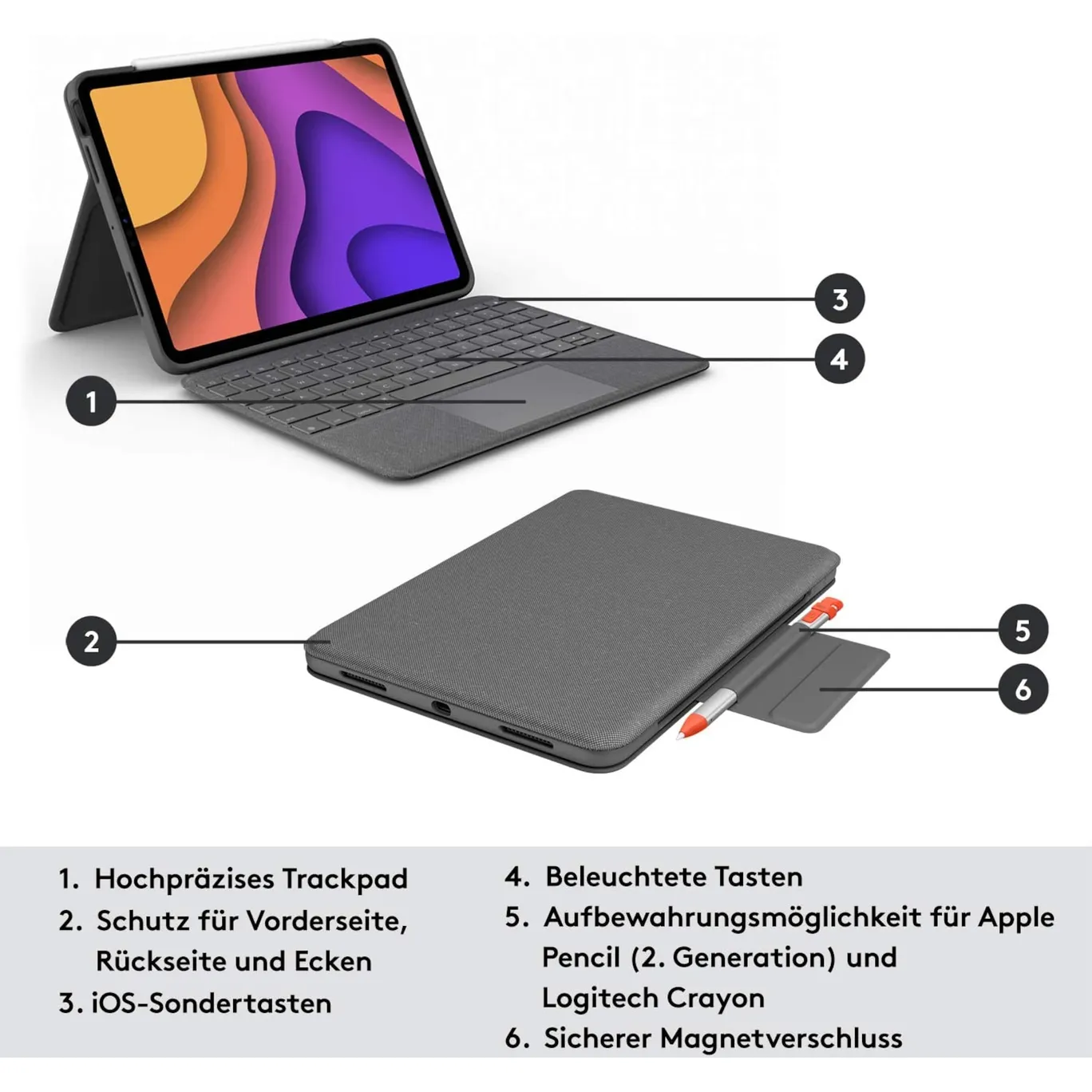 Folio 2024 Touch Keyboard Case