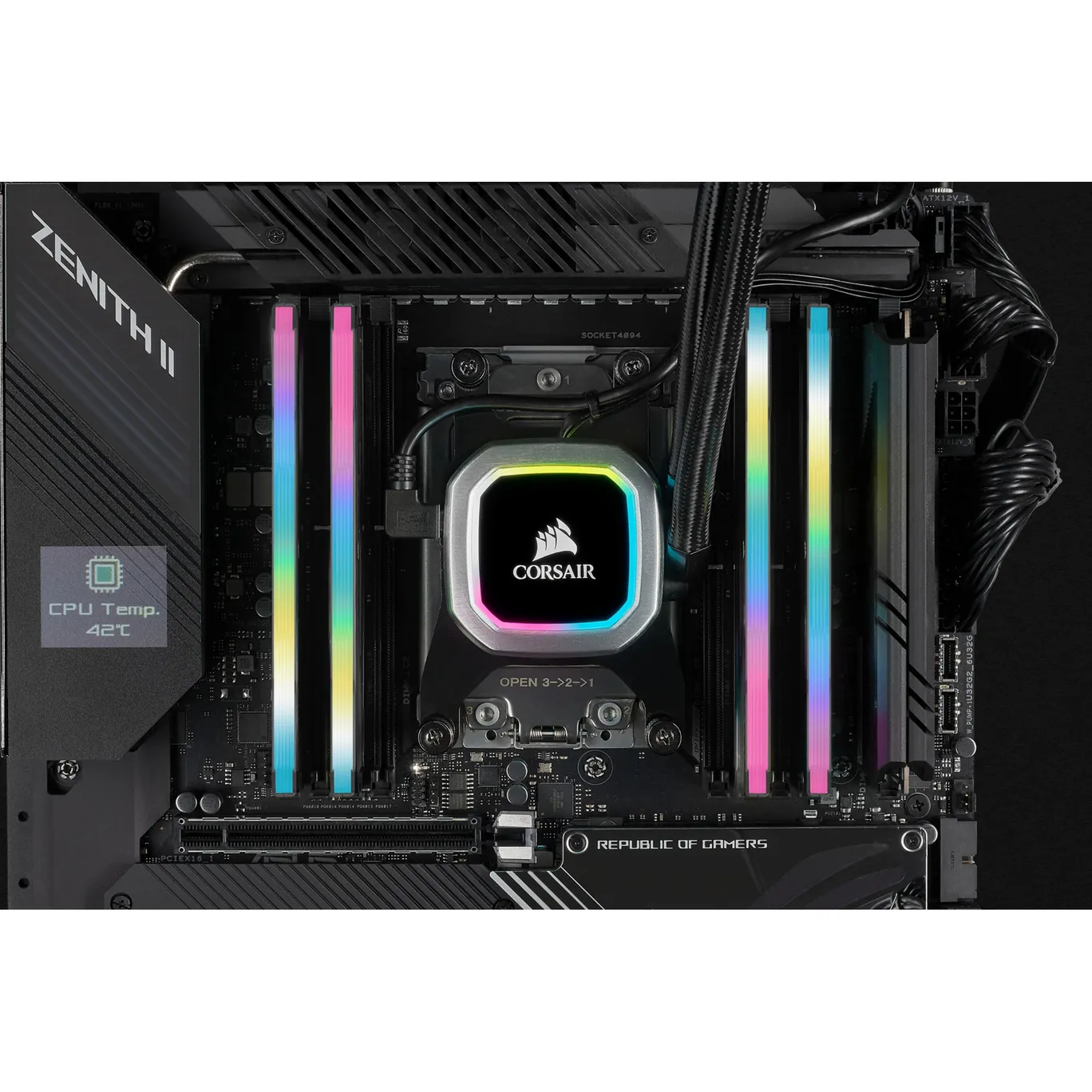 32GB (2x16GB) Corsair Vengeance RGB PRO SL DDR4-3200 RAM CL16 (16