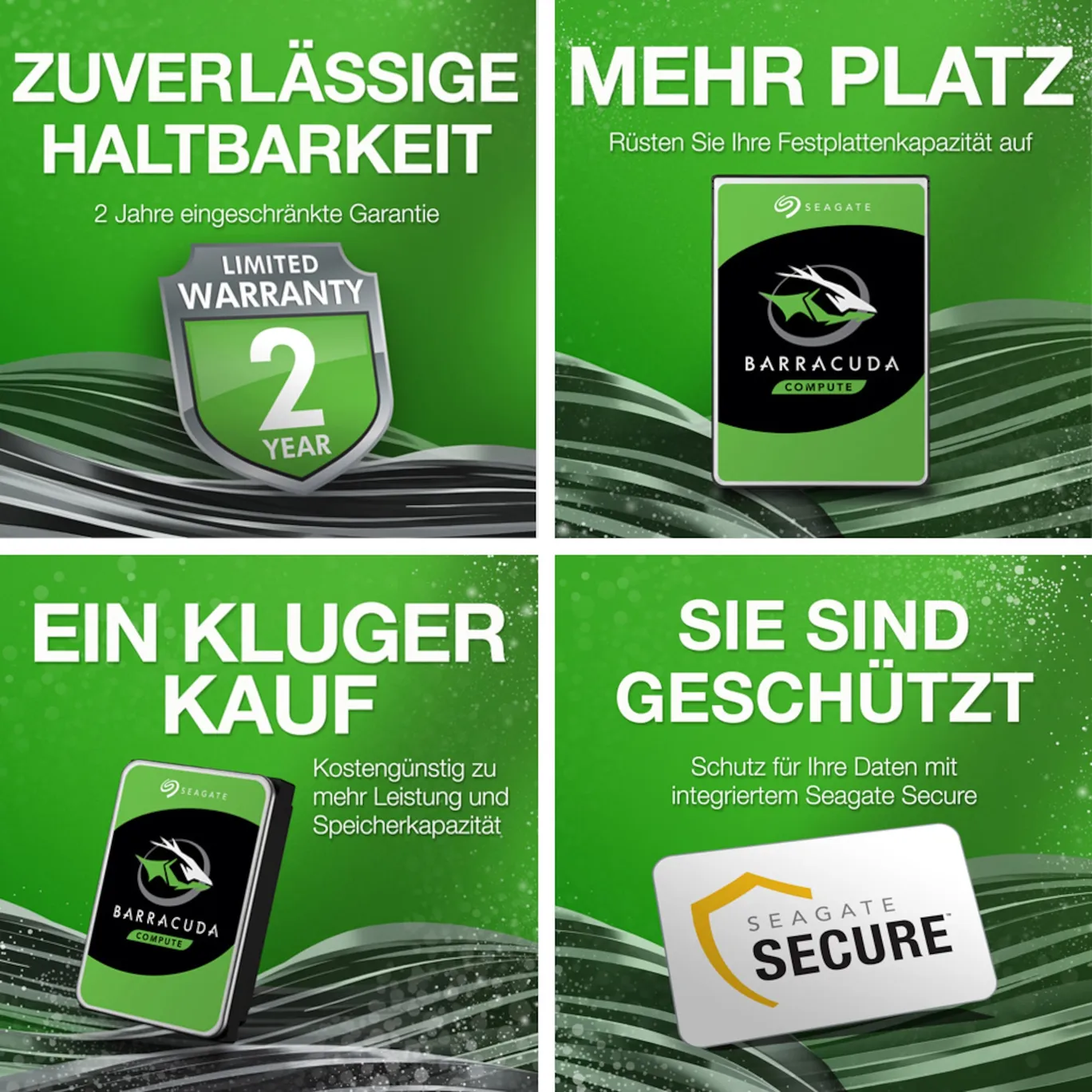 Seagate Barracuda ST8000DM004 - Harde schijf - 8 TB - intern - 3,5 inch - SATA 6 Gb/s - buffer: 256 MB