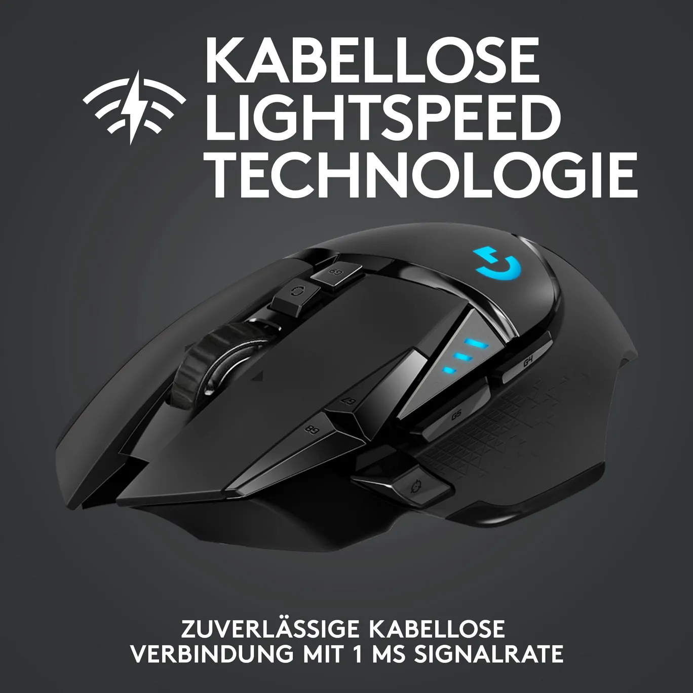 Logitech G502 Lightspeed Wireless Optical Gaming Mouse online with RGB Lightsync