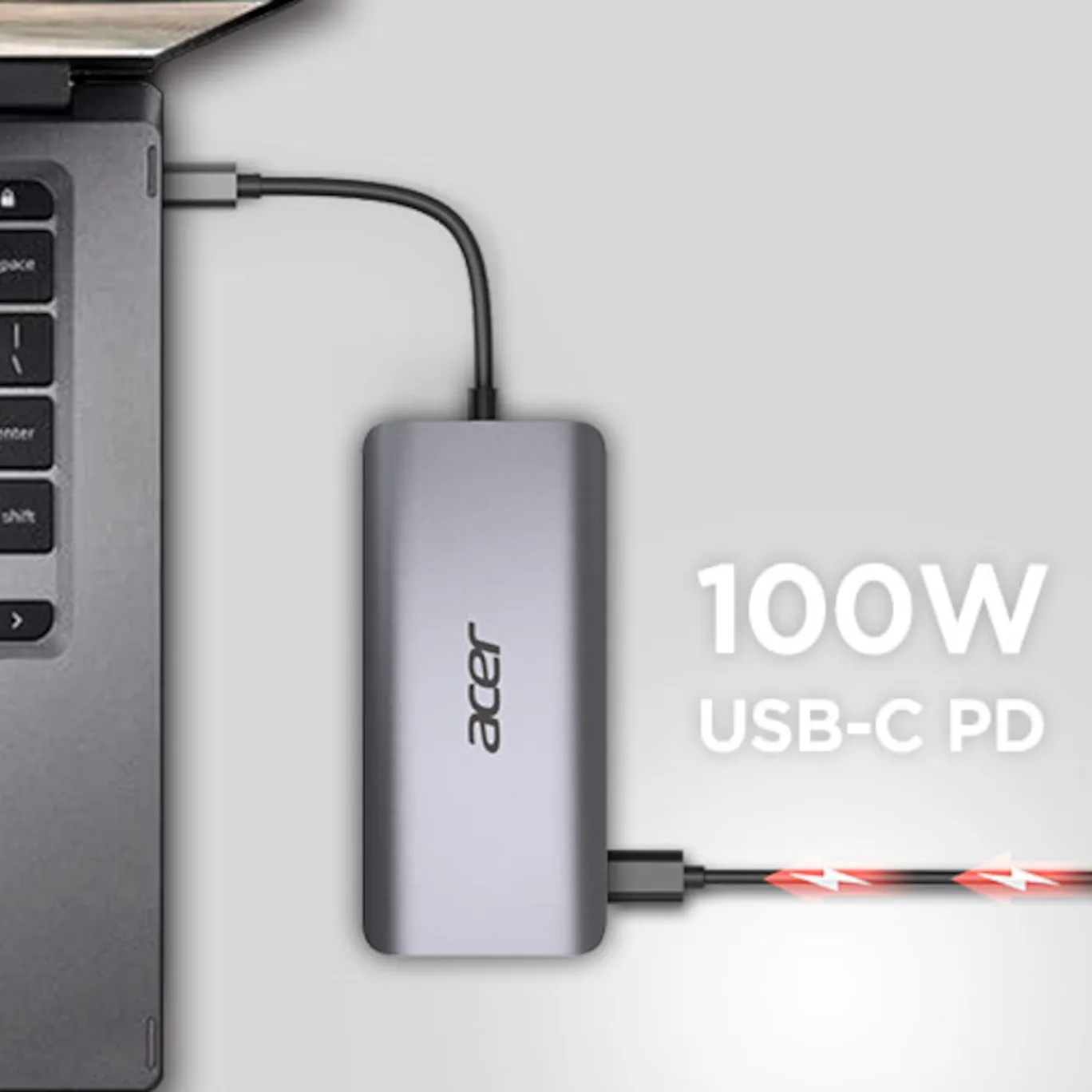 Acer 12-in-1 Mini Dock USB Type-C Zu 2x USB 3.2, 2x Produktbild-Vorschau 5