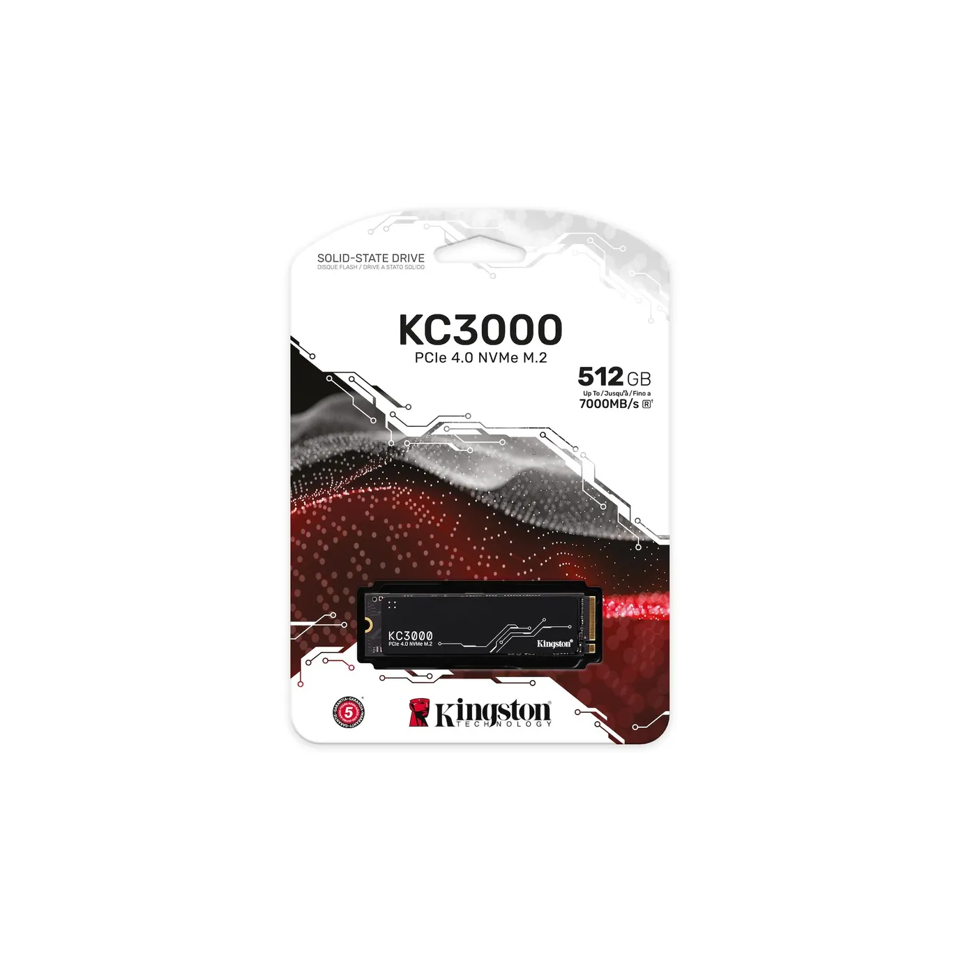Kingston KC3000 NVMe SSD 512 GB M.2 2280 TLC PCIe 4.0