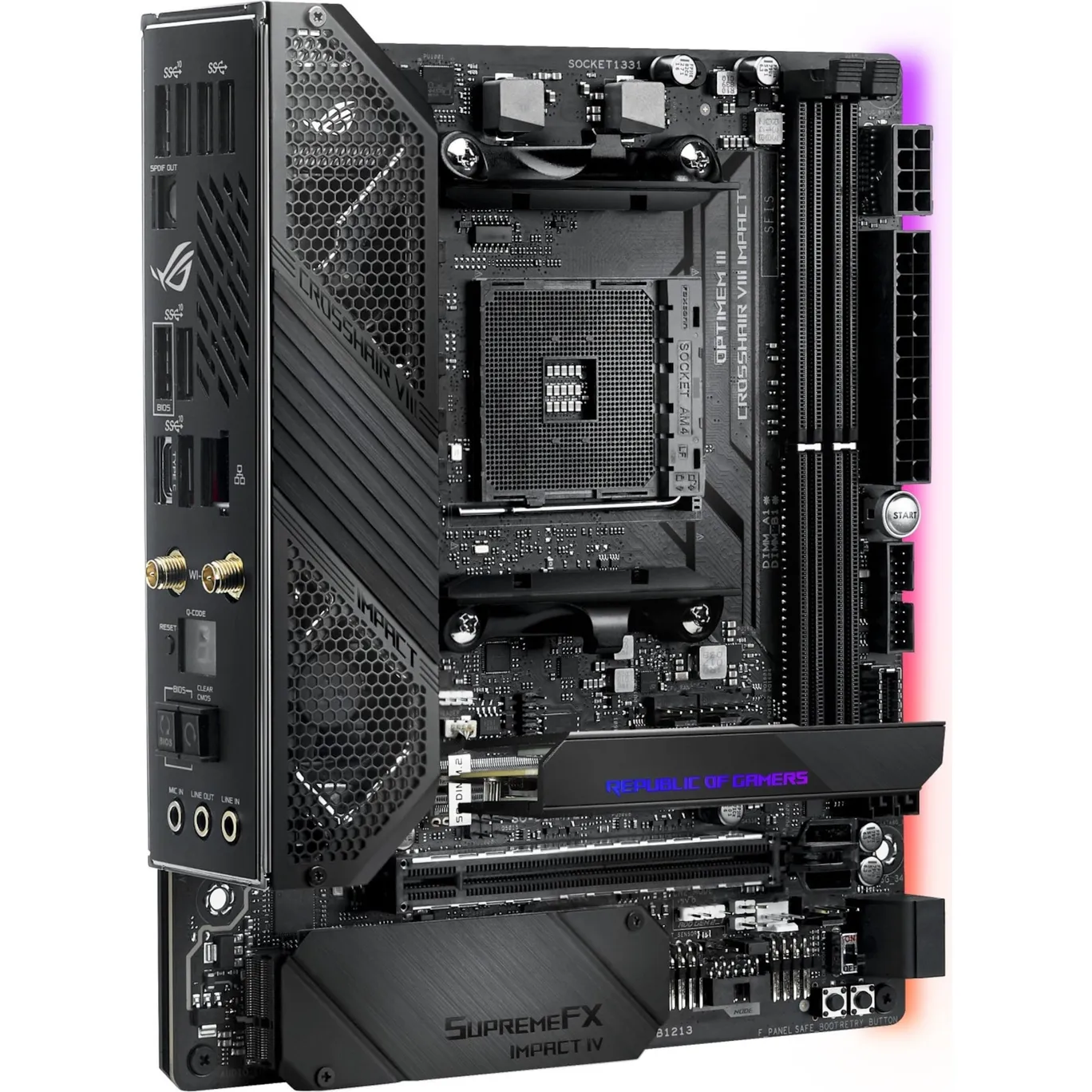 ASUS ROG Crosshair VIII Impact X570 Mini-DTX Mainboard Sockel AM4