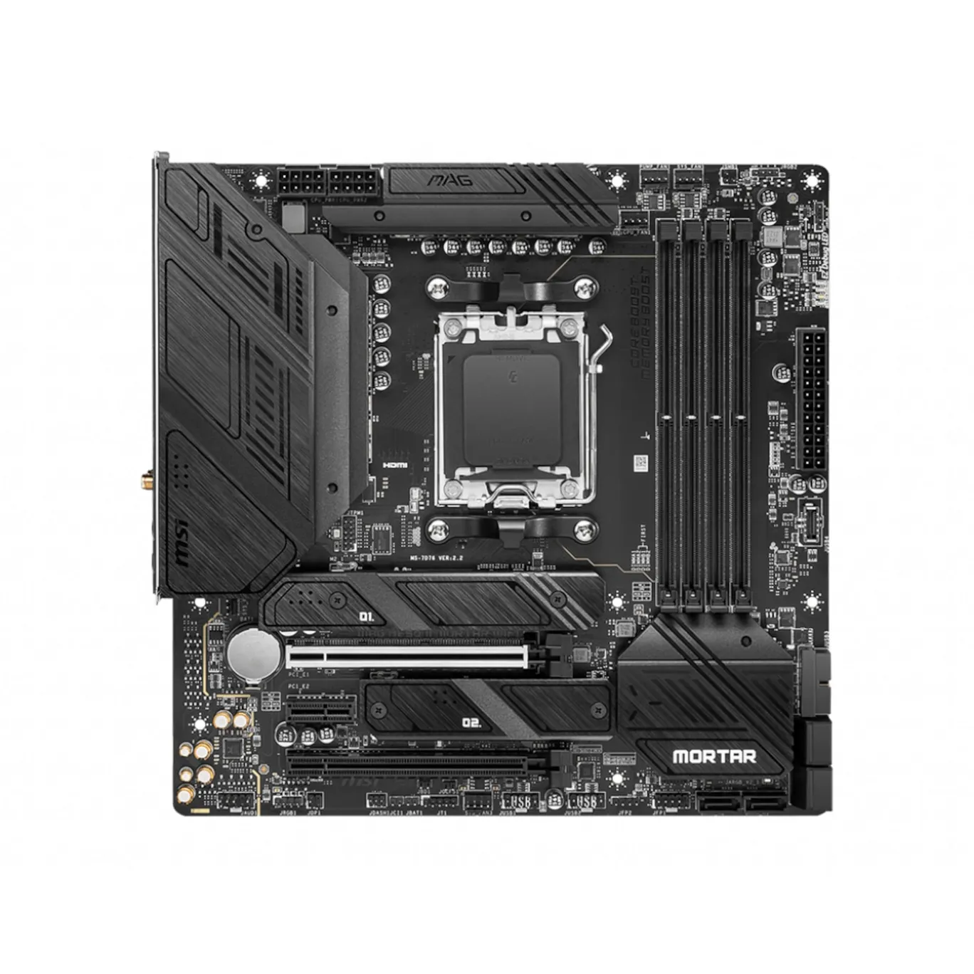 MSI MAG B650M MORTAR WIFI mATX Mainboard Sockel AM5 HDMI/DP/USB-C