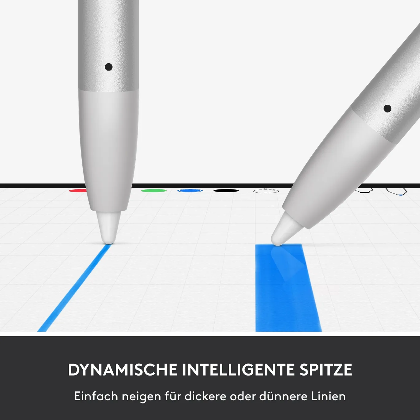 Logitech Crayon digitaler Zeichenstift fur iPad mit USB C Anschlussen