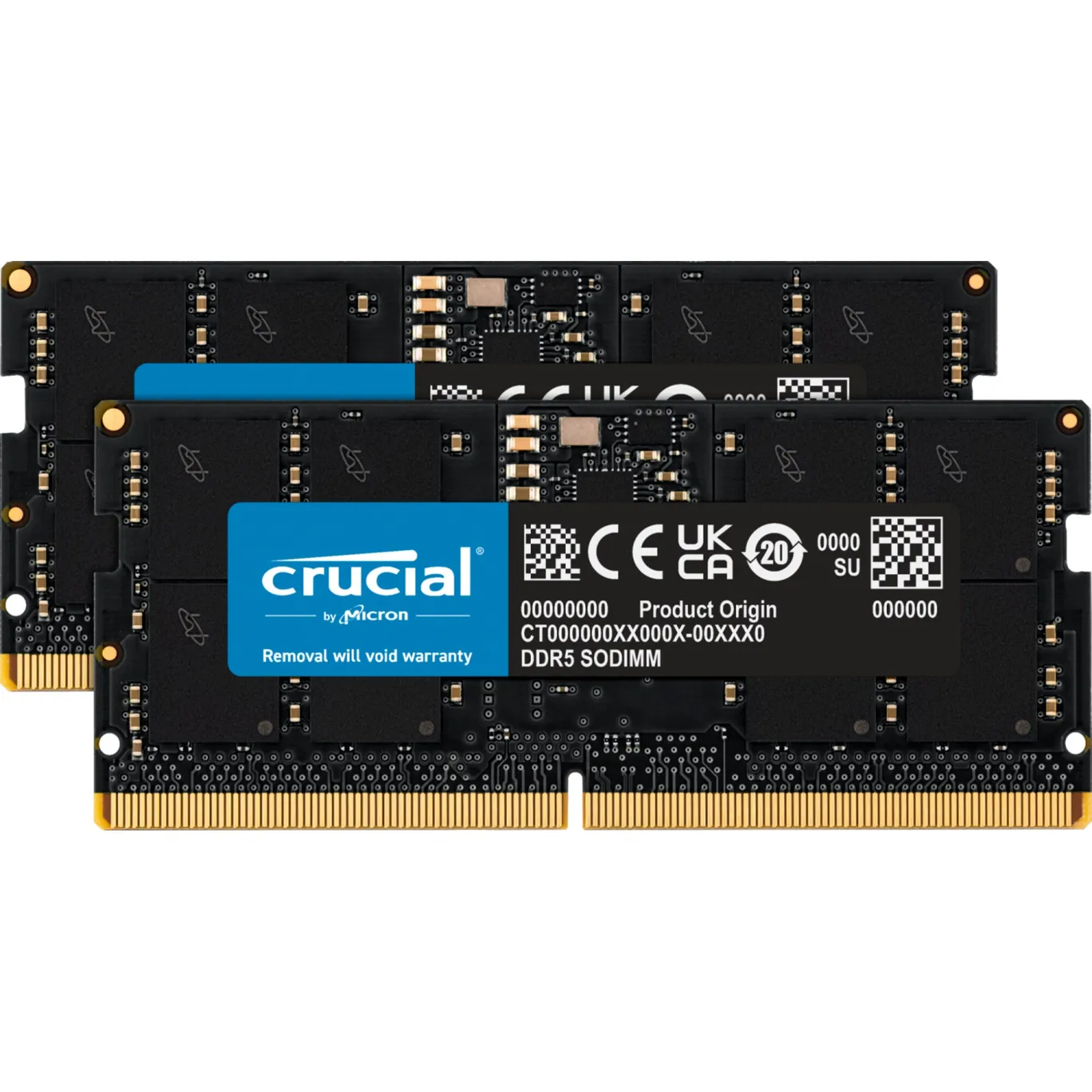 32GB (2x16GB) Crucial DDR5-5600 CL 46 SO-DIMM RAM Notebook
