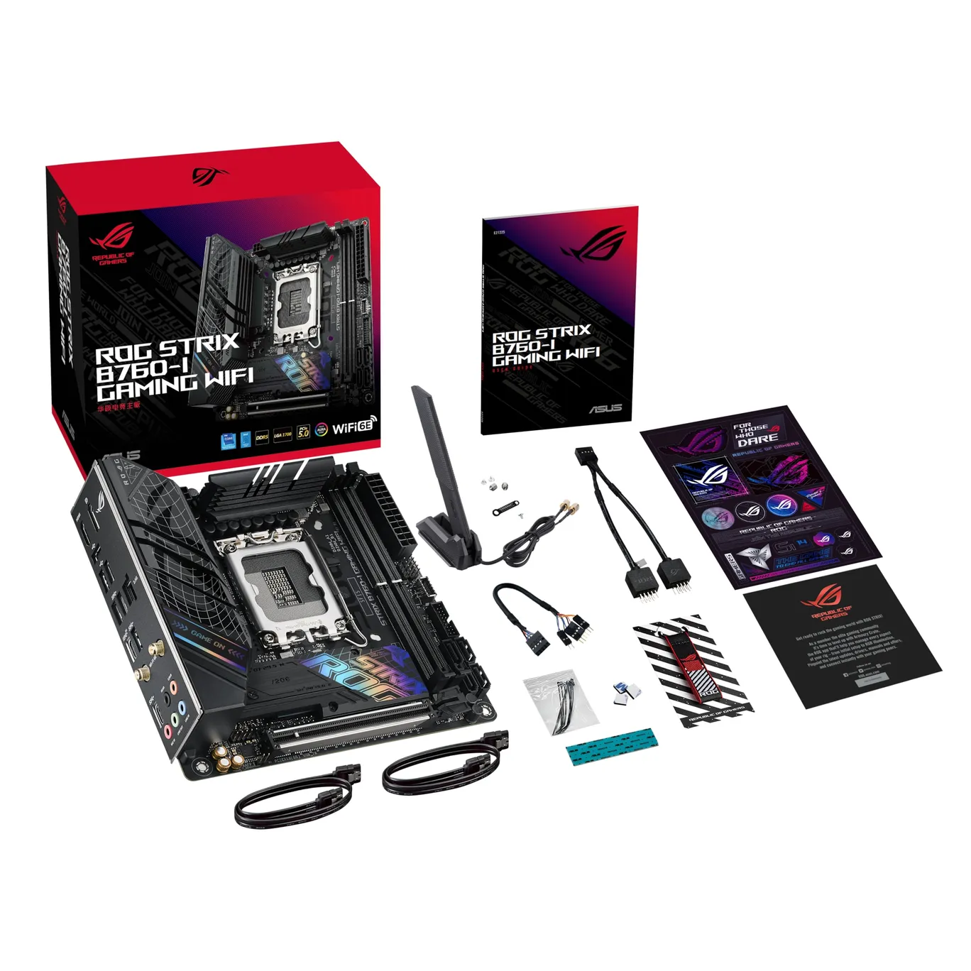 ASUS ROG STRIX B760-I GAMING WIFI mini ITX Mainboard Sockel 1700