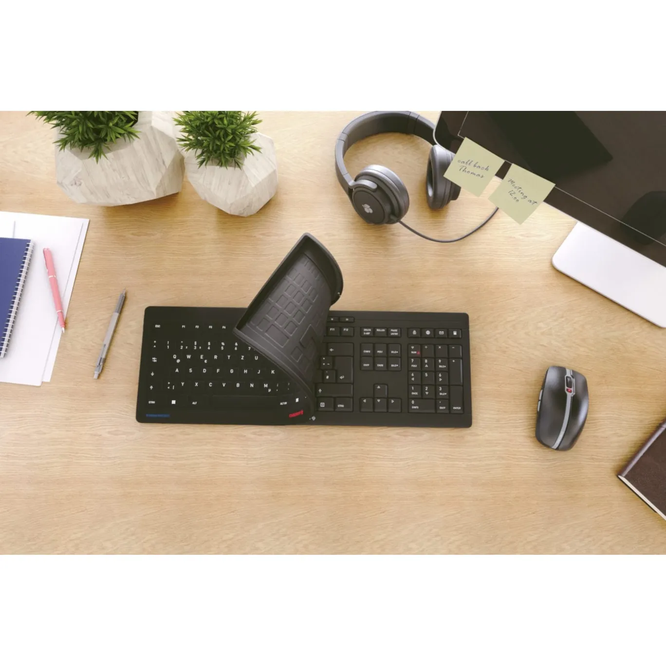 CHERRY STREAM PROTECT – Silikon-Schutzhülle Für Tastatur, Spritzwassergeschützt, Membran