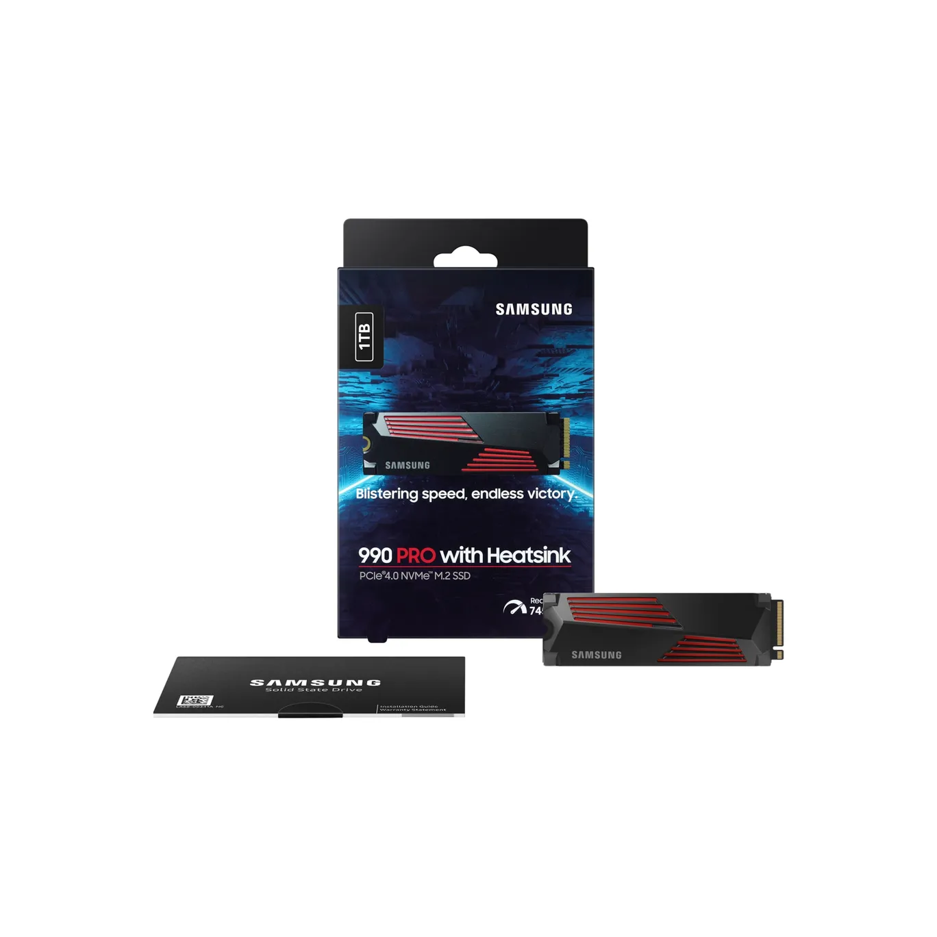 Samsung 990 PRO Heatsink NVMe M.2 SSD 1 TB M.2 PCIe 4.0 3D-NAND