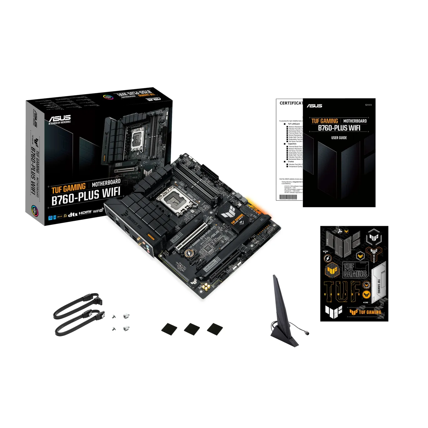 ASUS TUF GAMING B760-PLUS WIFI D4 LGA 1700 ATX Motherboard In UAE