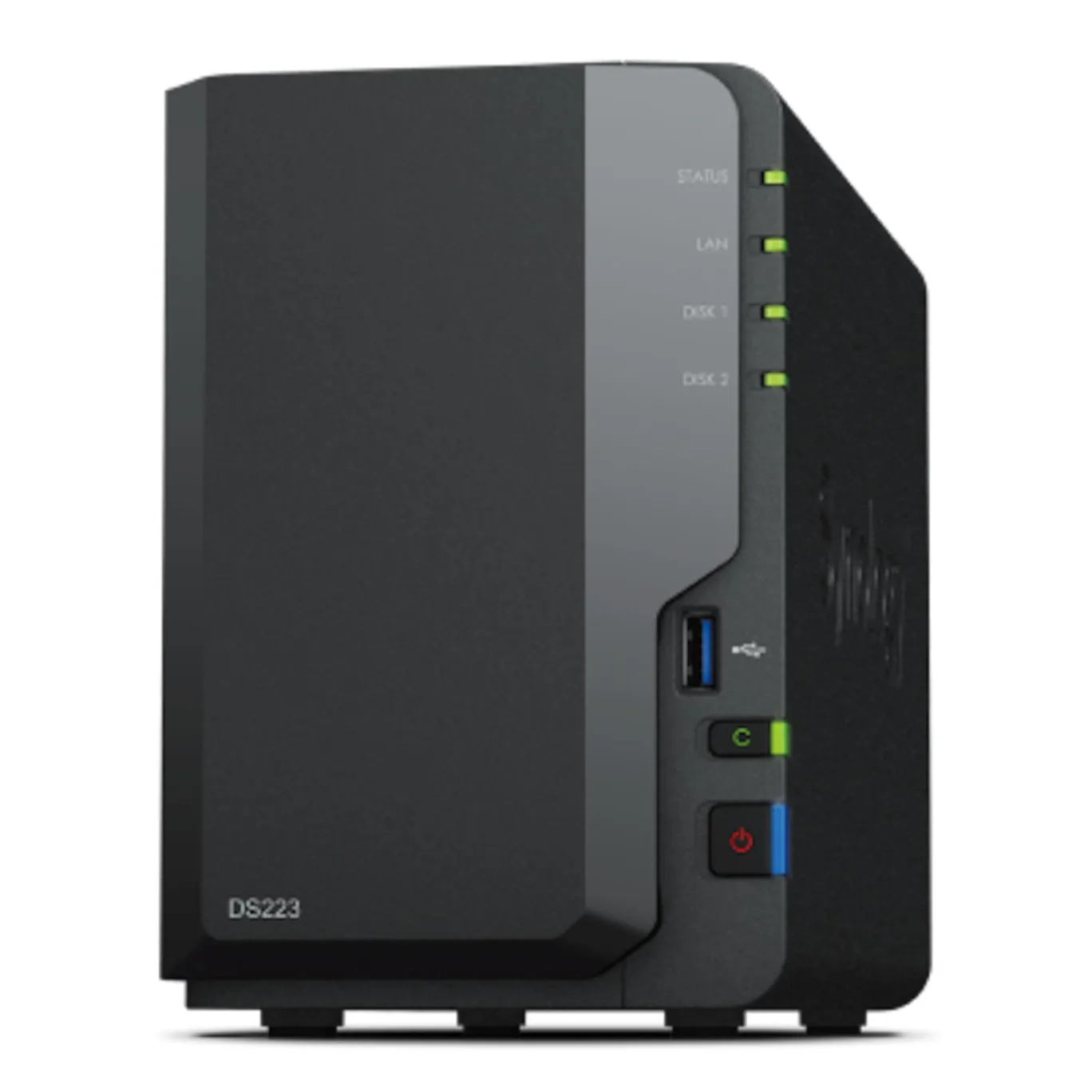Synology Diskstation DS223 NAS System 2-Bay inkl. 2x 4TB WD Red