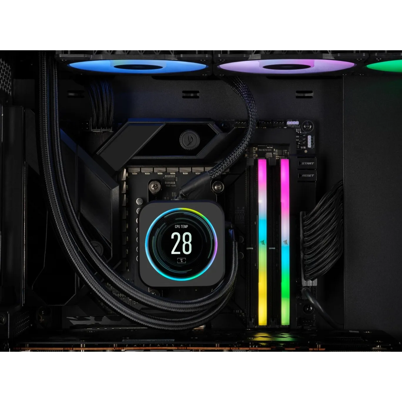 32GB (2x16GB) CORSAIR VENGEANCE RGB DDR5-6000 RAM CL36