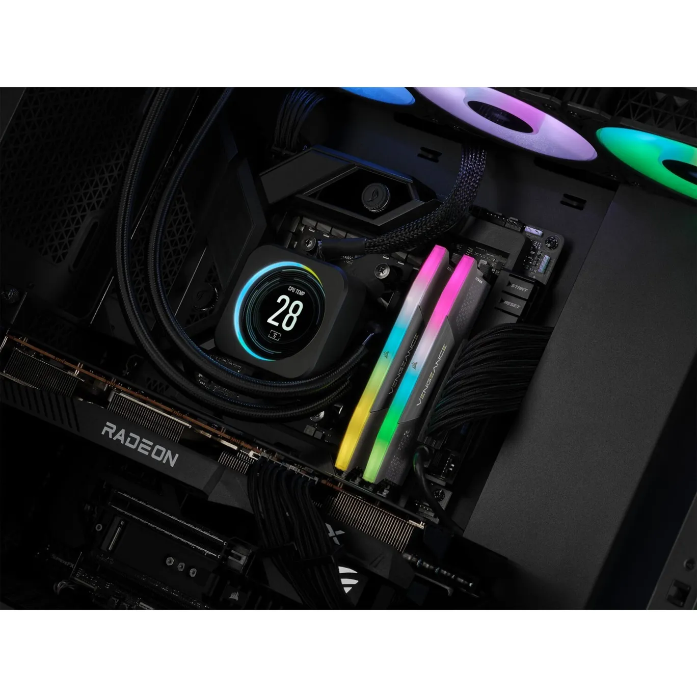 32GB (2x16GB) CORSAIR VENGEANCE RGB DDR5-6000 RAM CL36