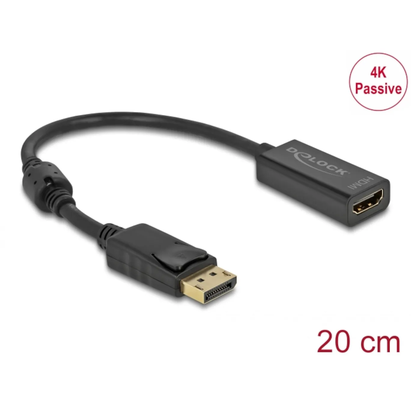 Delock Mini DisplayPort 1.2 Adapter – Zu VGA, HDMI, DVI & Audio, 4K Fähig, Passiv