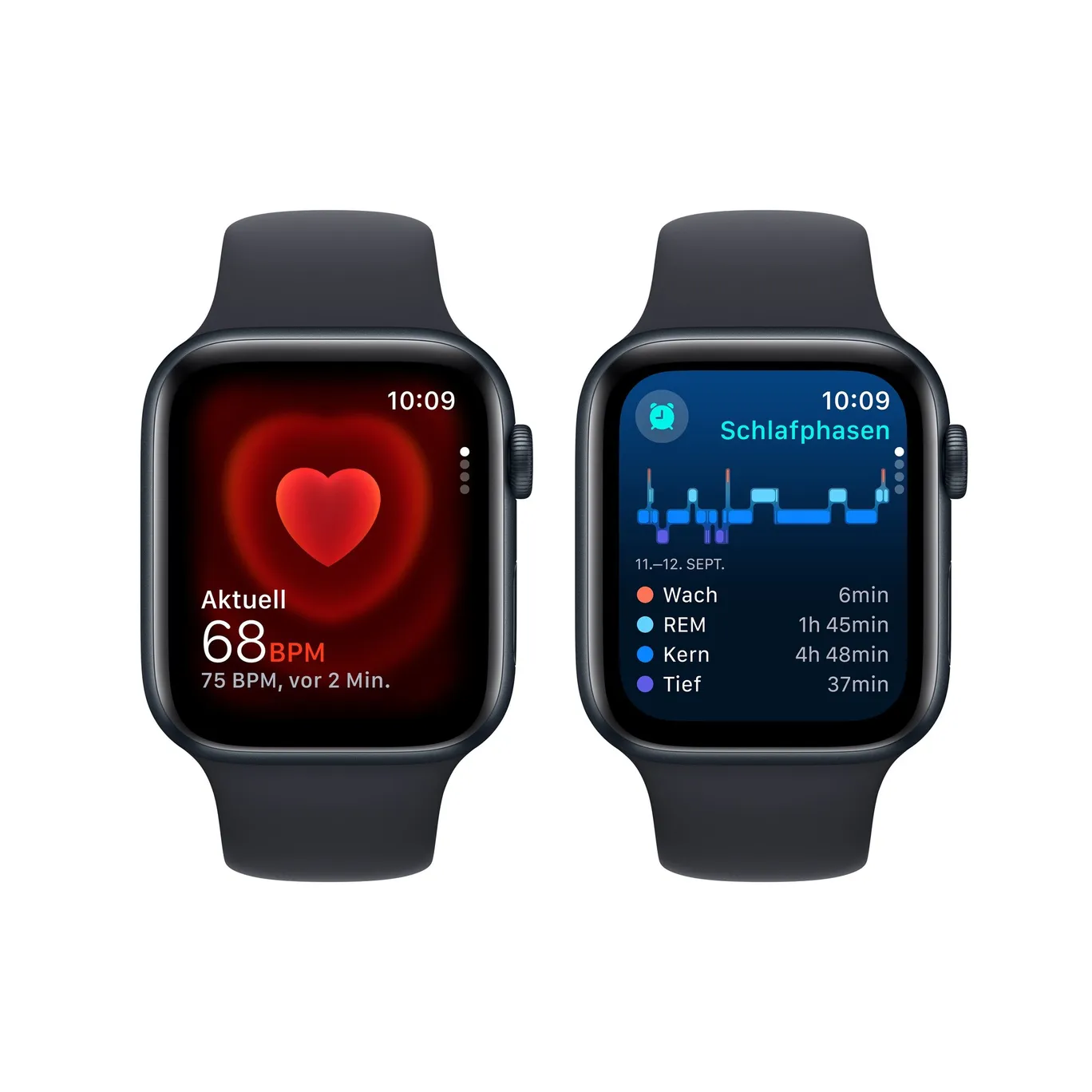 Apple Watch SE (2. Gen) GPS 44mm Alu Mitternacht Sportarmband Mitternacht - M/L Apple Watch SE (2. Gen) GPS 44mm Alu Mitternacht Sportarmband Mitternacht - M/L