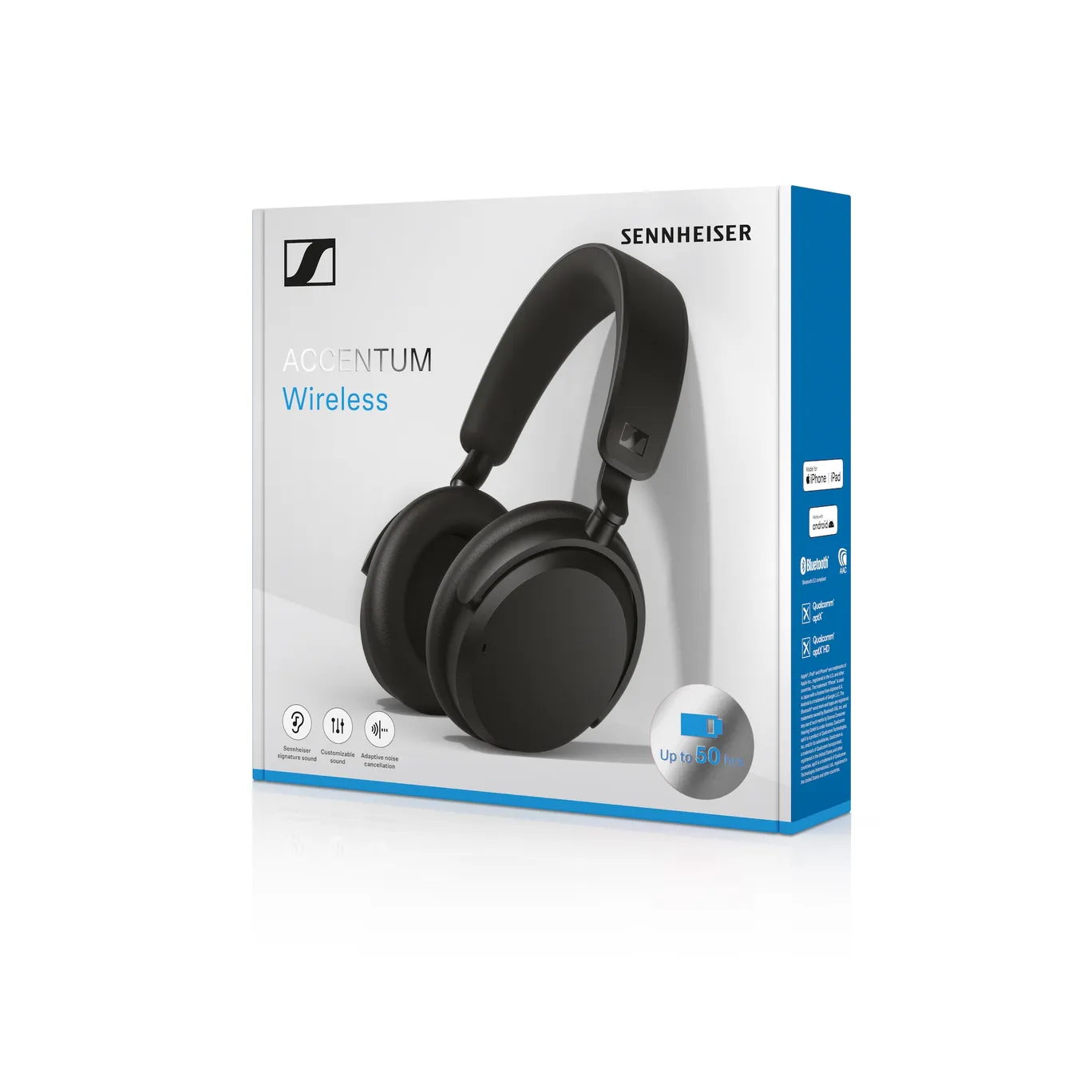 Sennheiser ACCENTUM Wireless Over-Ear-Kopfhörer schwarz