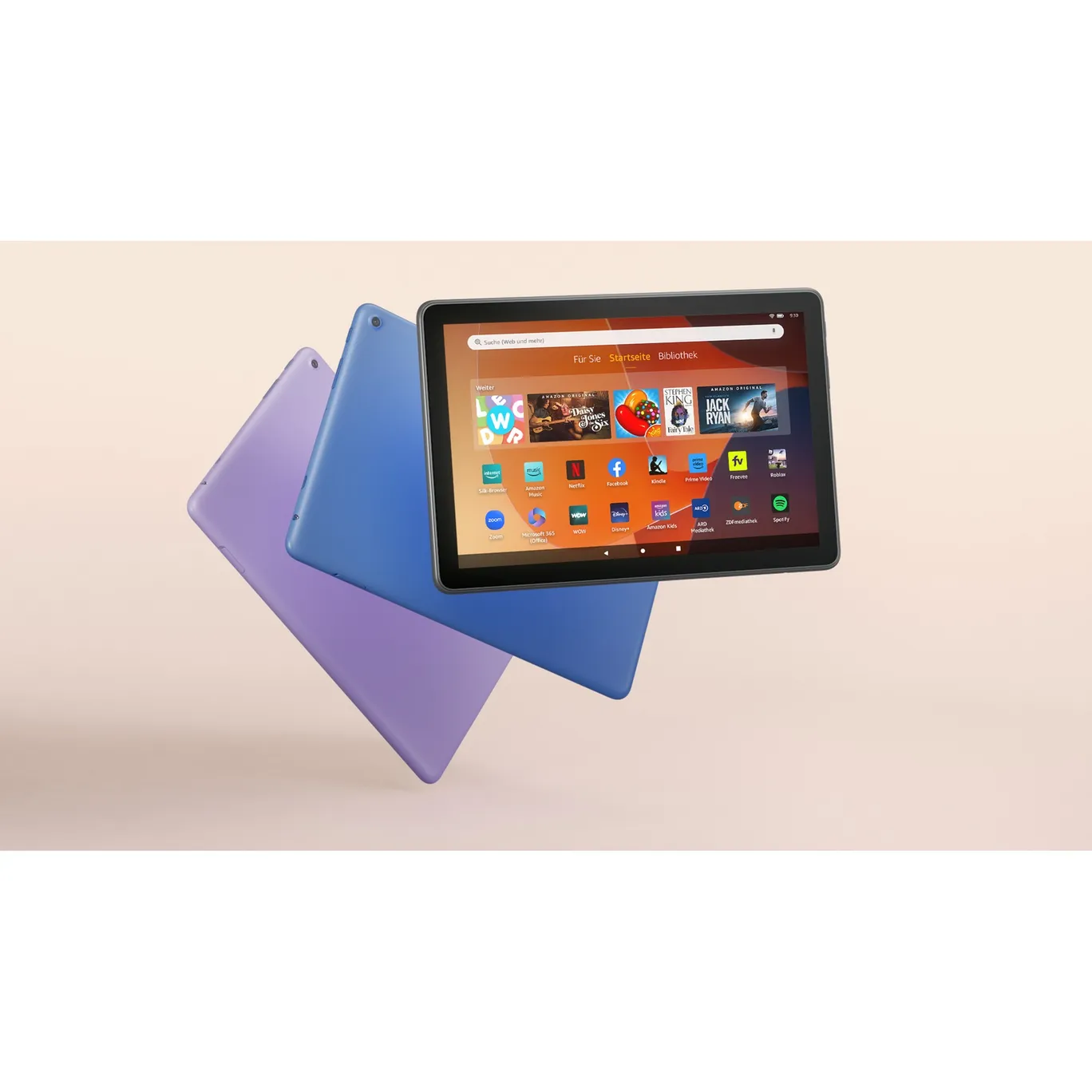 Amazon Fire HD 10 Tablet 2023 - für Entspannung optimiert, 10,1-Zoll-Full-HD-Display, Octa-Core-Prozessor, 3 GB RAM, bis zu 13 Stunden Akkulaufzeit, Amazon Fire HD 10 Tablet 2023 - für Entspannung optimiert, 10,1-Zoll-Full-HD-Display, Octa-Core-Prozessor, 3 GB RAM, bis zu 13 Stunden Akkulaufzeit,