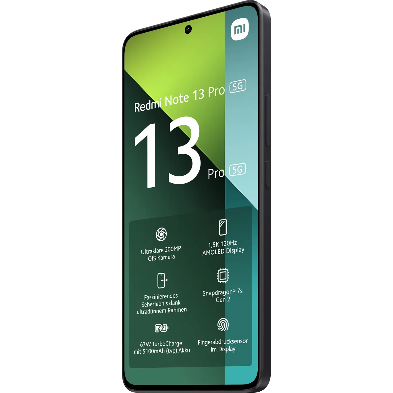 Xiaomi Redmi Note 13 Pro 5G 8/256GB Dual-SIM Smartphone midnight black