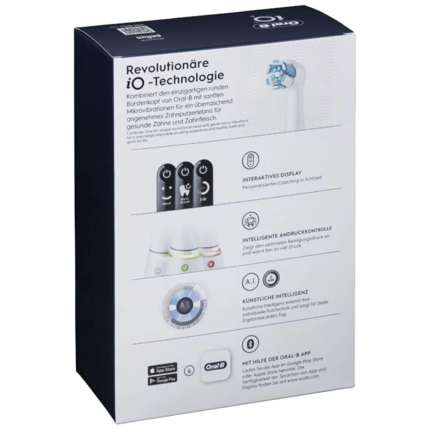 Oral-B iO Series 6 ホワイト 本体 Oral-B iO Series 6 White elektrische Zahnbürste - Xenudo