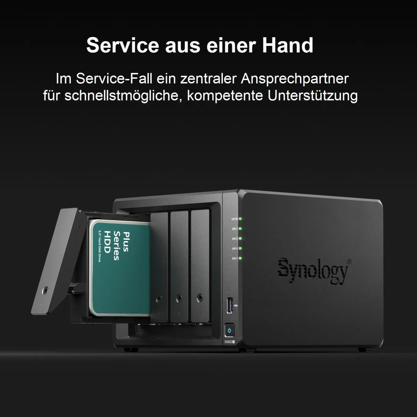 内蔵型ハードディスクドライブ Synology HAT3300-4T 4TB HDD Plus 256MB Synology HAT3300-4T - 4 TB 5400 rpm 256 MB 3,5 Zoll SATA 6 Gbit/s CMR