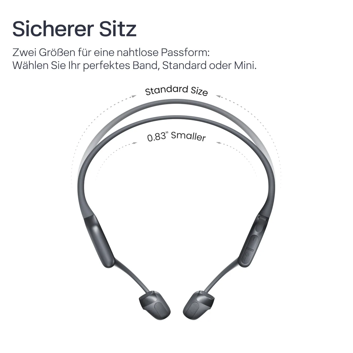 Shokz OpenRun Pro 2 Knochenschall-Sportkopfhörer schwarz