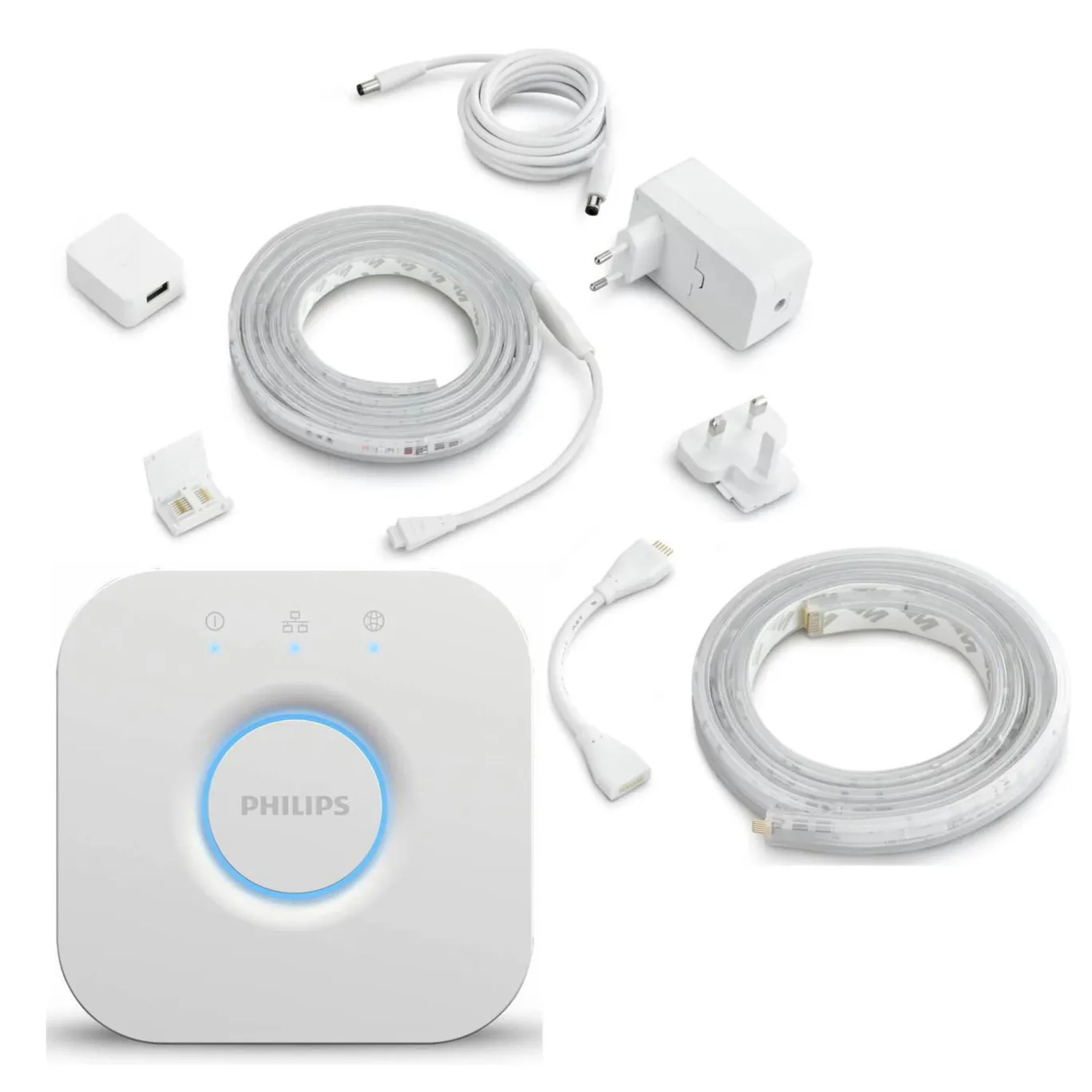 Philips Hue Lightstrip Plus Set 2m Basis + 1m Verlängerung + Hue