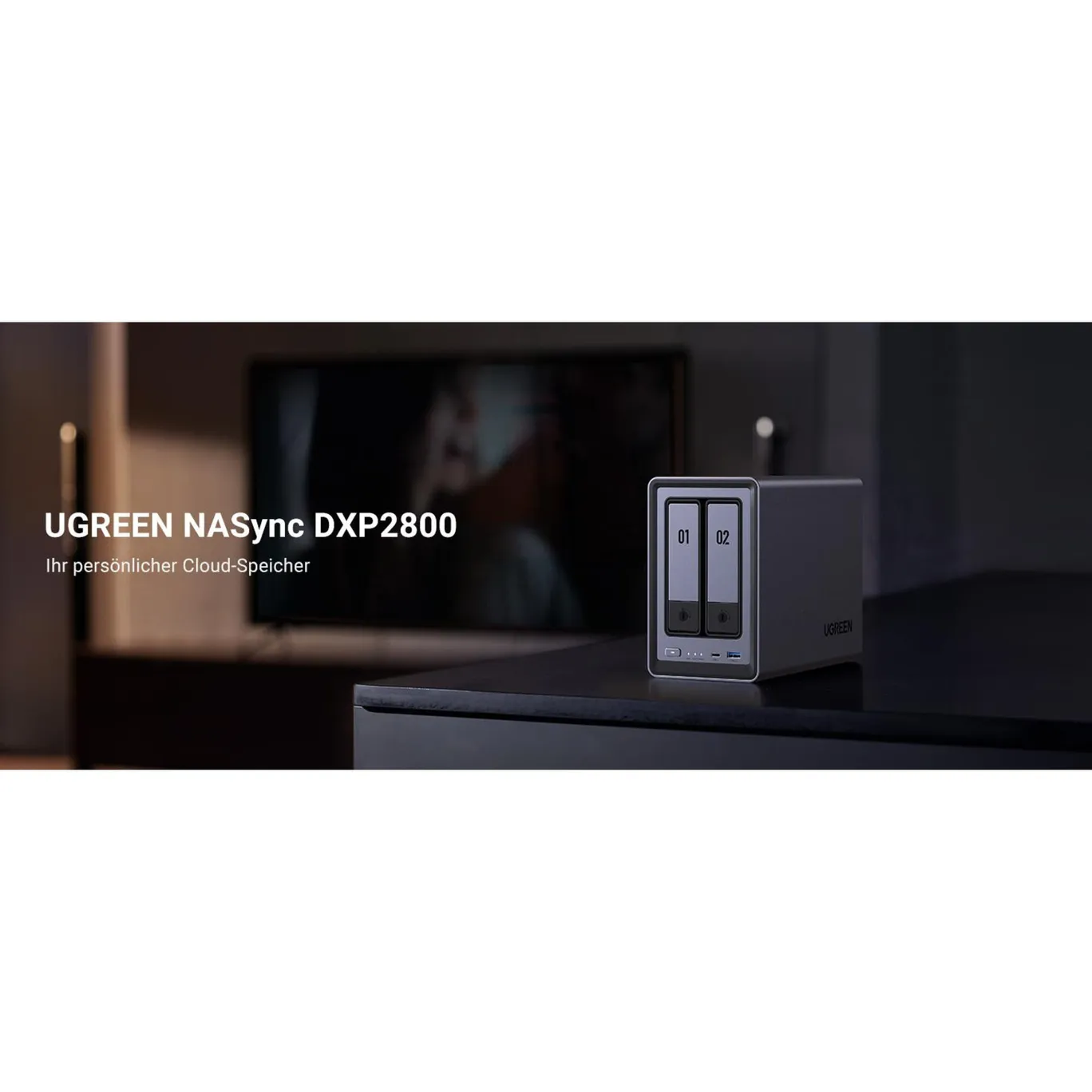 【新品】UGREEN NASync DXP2800 とWD HDD8TB×2 Amazon.com: UGREEN NASync DXP2800 2-Bay Desktop NAS(Diskless