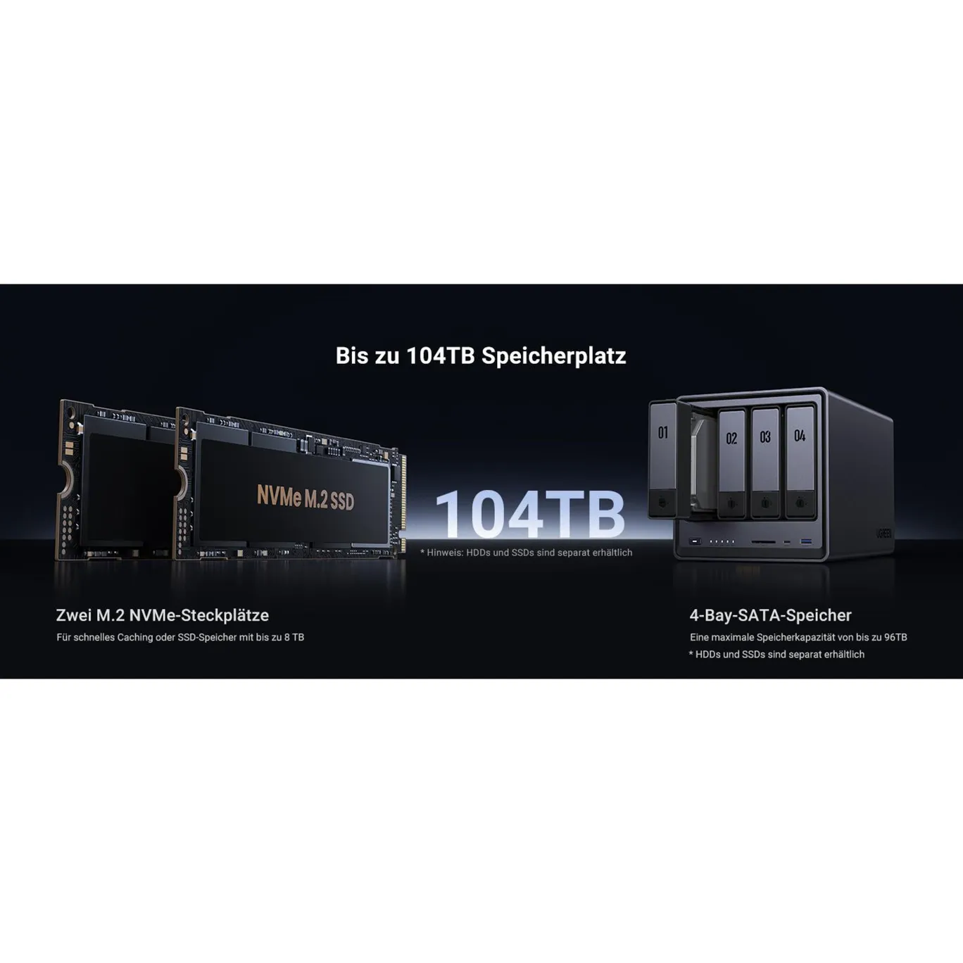 UGREEN NASync DXP4800 NAS System 4-Bay