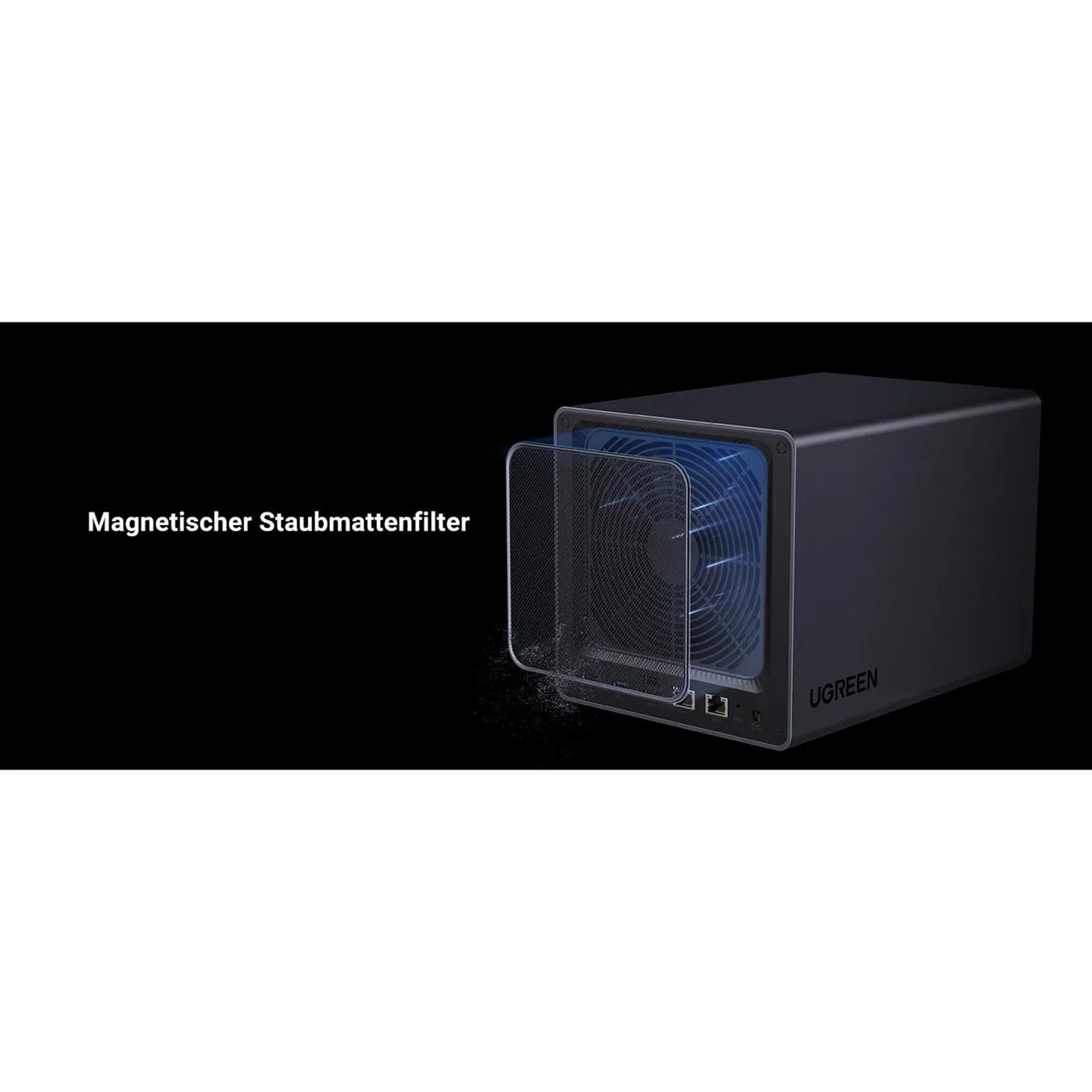 UGREEN DXP4800 Plus NAS 4ベイ 4-Bay NAS-Speicher Plus | 136TB, 10Gbe, Intel® 12th Gen 5