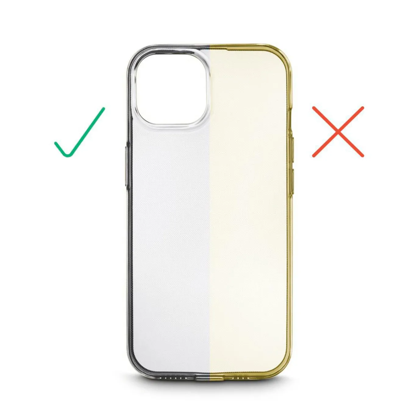 Hama 00138100 Handyhlle Always Clear fr Apple iPhone 15 Transparent
