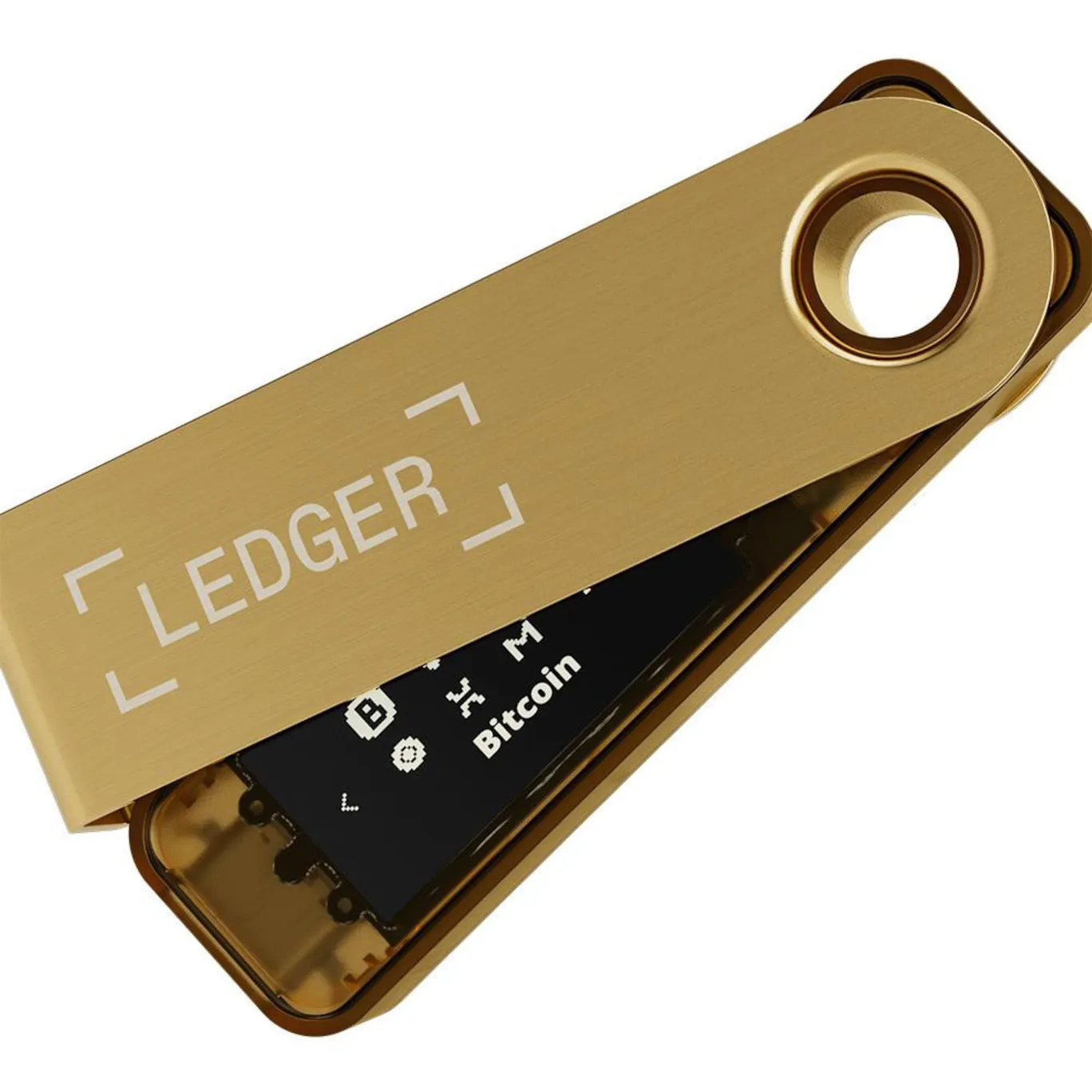 Ledger Nano S Plus Krypto-Hardware-Geldbörse Plus Gold