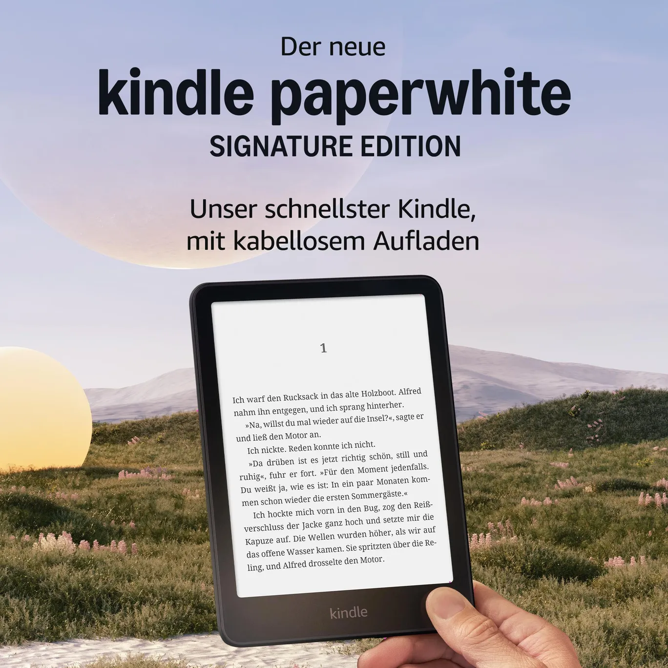 Amazon Kindle Paperwhite Signature Edition 32 GB, schwarz