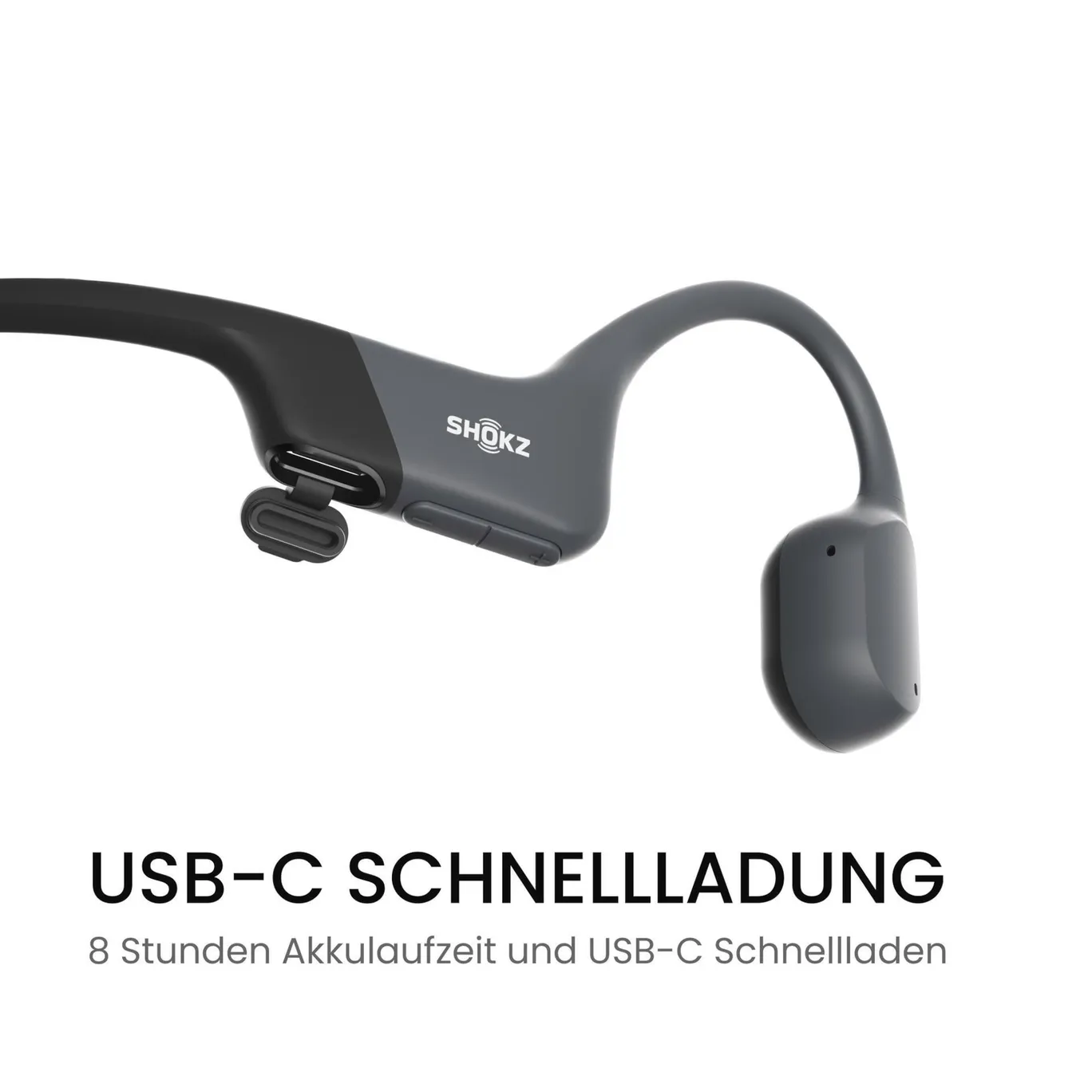Shokz OpenRun USB-C Sportkopfhörer schwarz