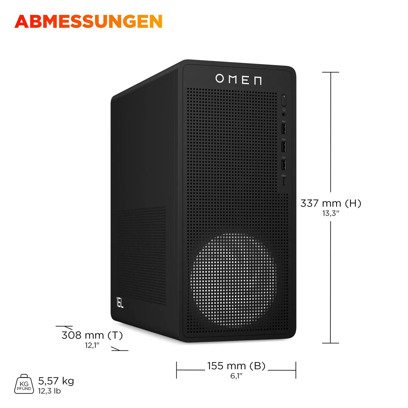 16GB RAM DDR5 passend für HP OMEN 16L TG03-0750ng UDIMM 4800MHz Desktop