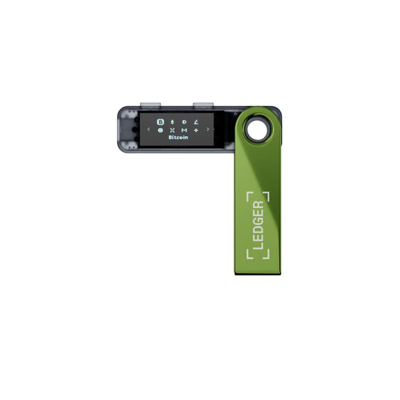 Ledger Nano S Plus Hardware-Geldbörse oxidate-grün