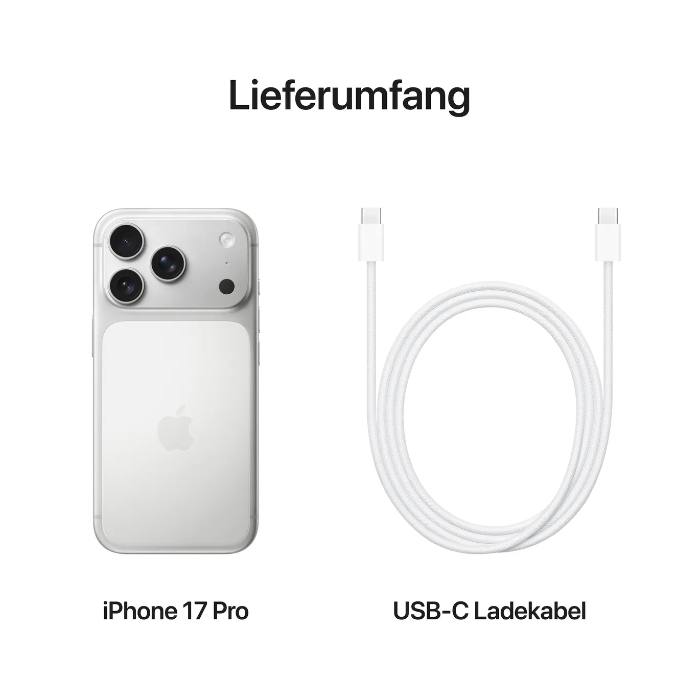 Apple iPhone 17 Pro 256GB Silber MG8G4ZD/A