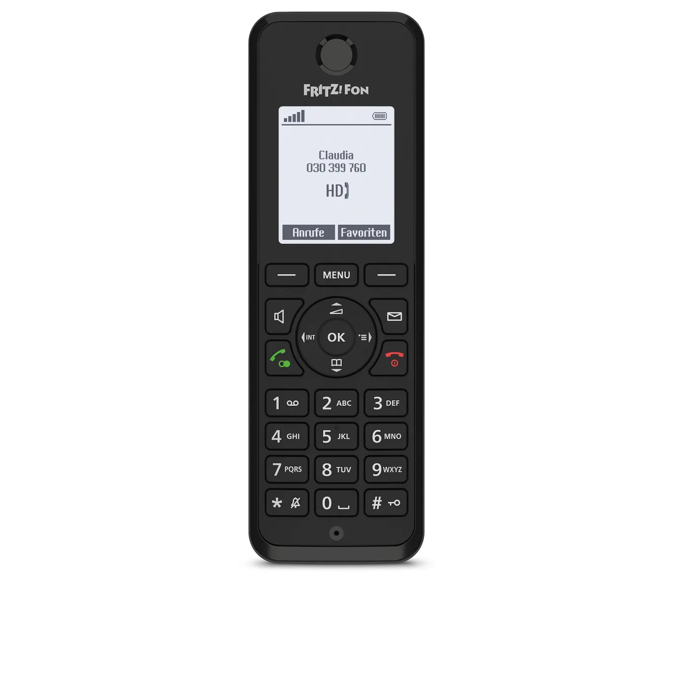 FRITZ!Fon M3 schnurloses DECT Komforttelefon für FRITZ!Box schwarz