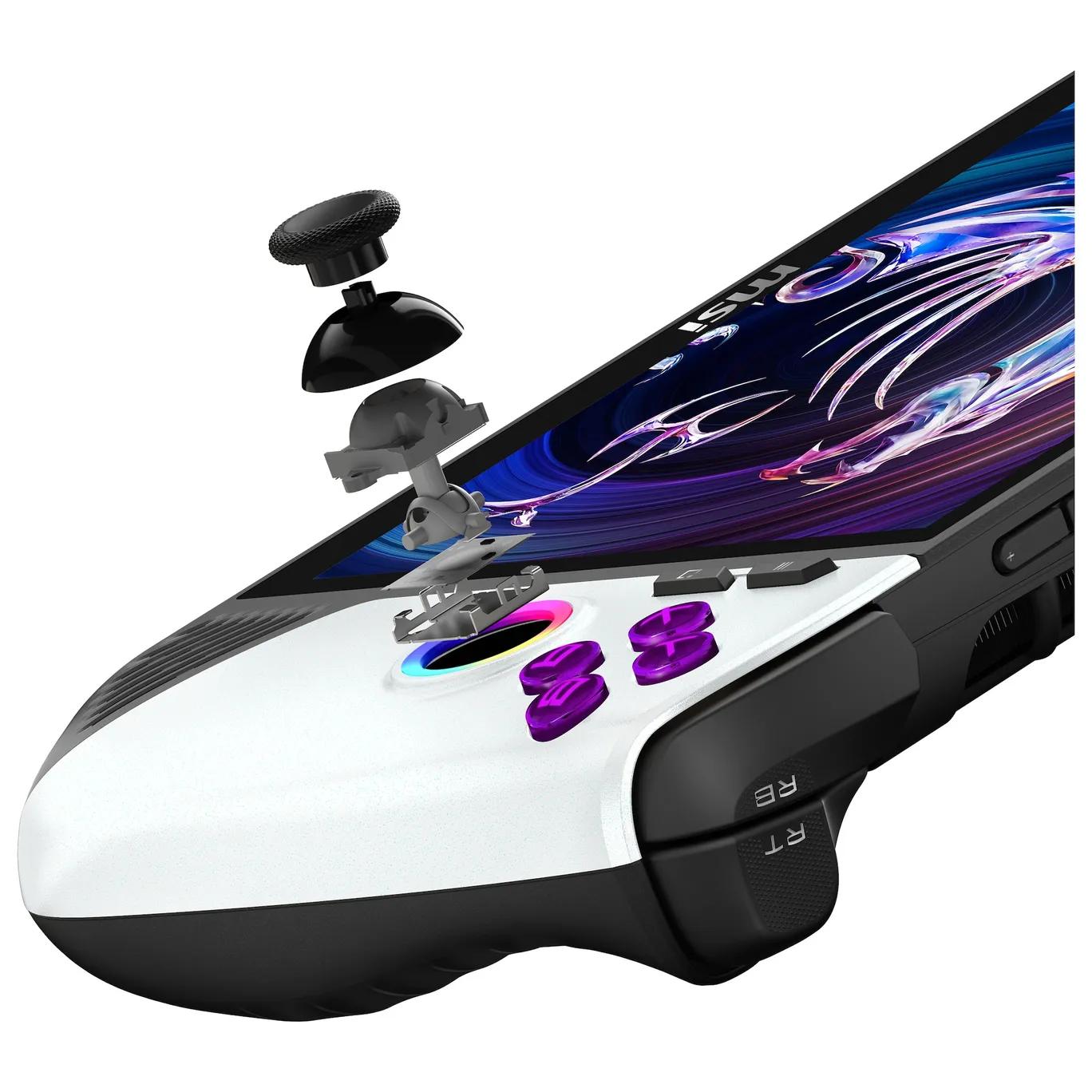 MSI Claw 8 AI+ A2VM-091 Polar Tempest Edition Handheld U7 258V 