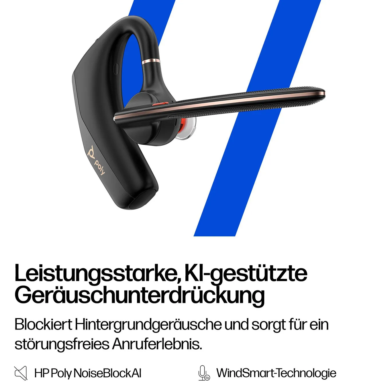 Poly Voyager Legend 50-M UC Schwarz Bluetooth-Headset In-Ear