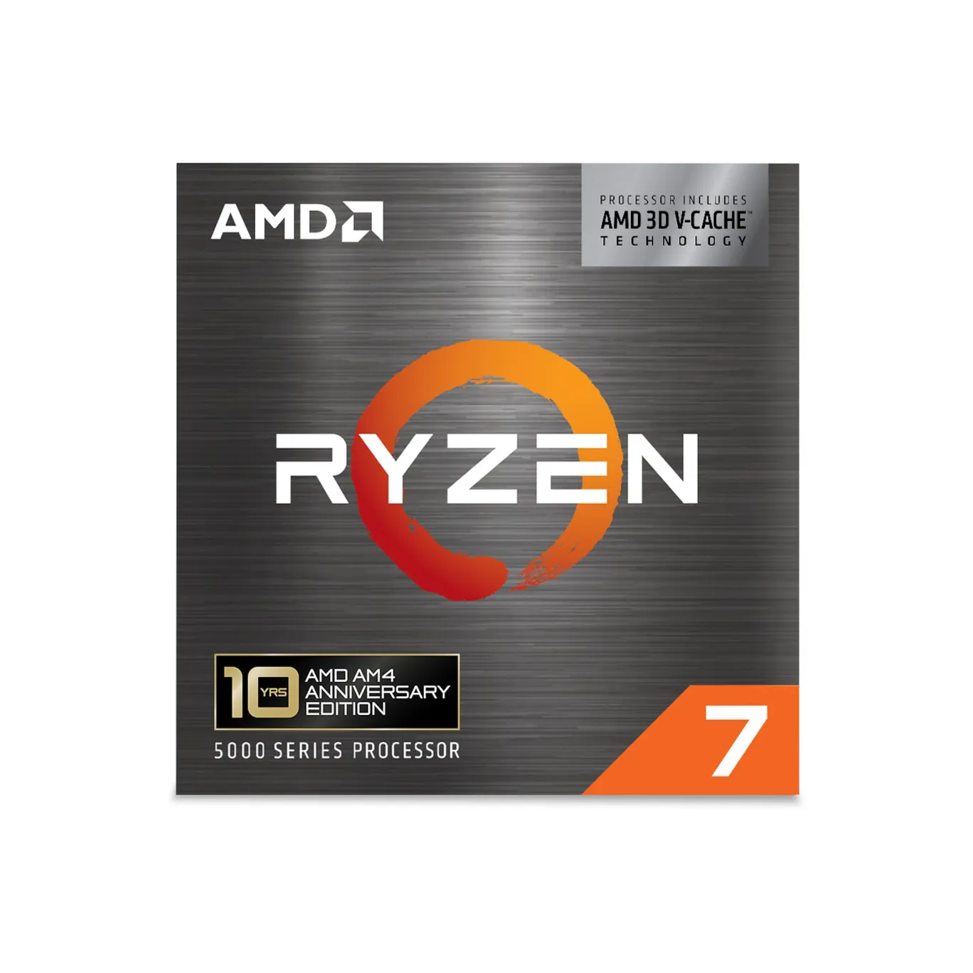 AMD Ryzen 7 5800X3D 10th Anniversary Edition, Sockel AM4 CPU BOX