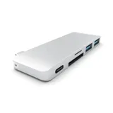 Satechi USB-C Passthrough Hub Silber für Macbook 12" 