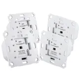 Homematic IP Rollladenaktor für Markenschalter - Unterputz HmIP-BROLL • 4er Pack